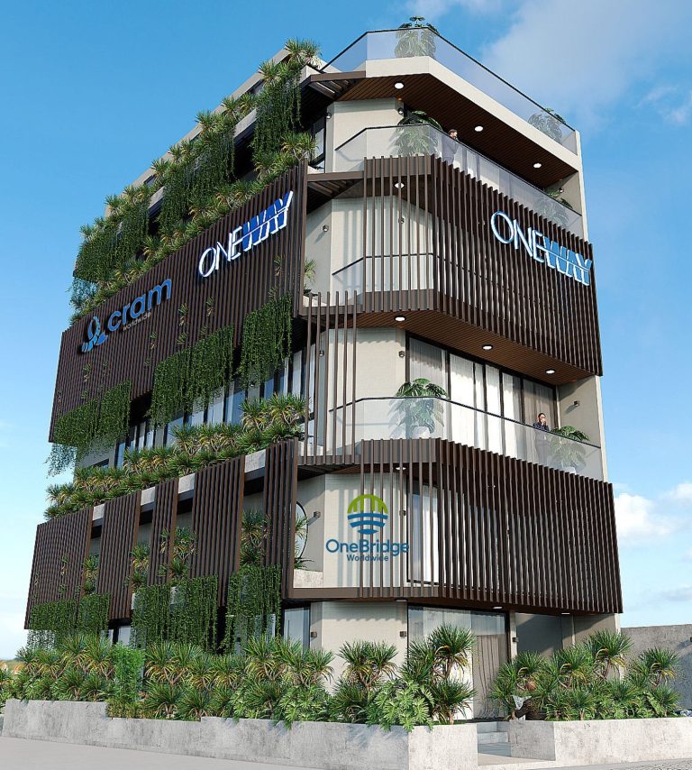 Architect Rendering of New Building Under Construction