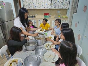 Resident Girls Learn to Cook